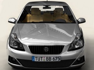 generic car compact class 3D 模型