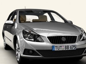 generic car compact class 3D 模型