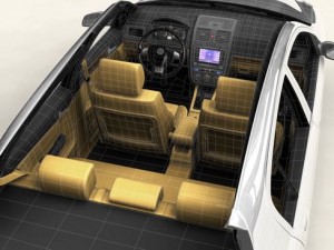 generic car compact class 3D 模型