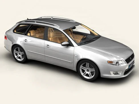 generic car station wagon 3D Model .c4d .max .obj .3ds .fbx .stl .blend