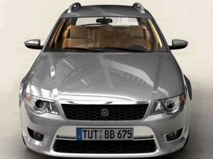 generic car station wagon Modelo 3D