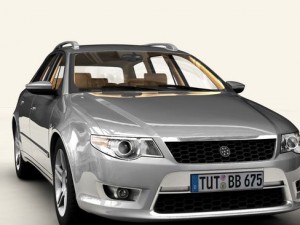 generic car station wagon Modelo 3D