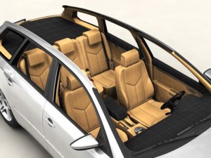 generic car station wagon Modelo 3D