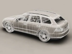 generic car station wagon 3D Model