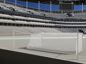 soccer stadium 3D 模型