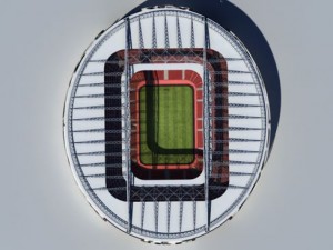 soccer stadium 3D 模型