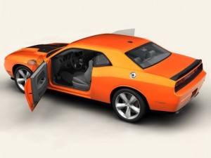 dodge challenger 2009 3D Модель