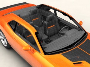 dodge challenger 2009 3D Модель