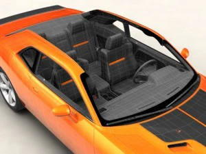 dodge challenger 2009 3D Model
