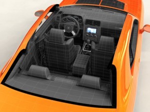 dodge challenger 2009 3D Модель