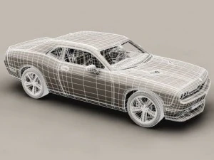 dodge challenger 2009 3D Model