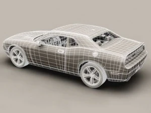 dodge challenger 2009 3D Model