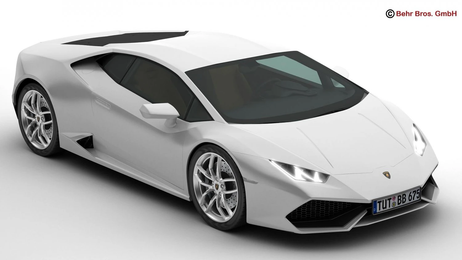 lamborghini huracan lp6104 3D Model .c4d .max .obj .3ds .fbx .stl .blend