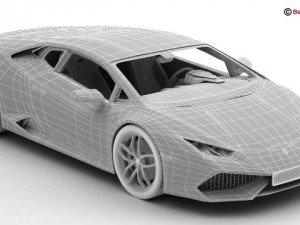 lamborghini huracan lp6104 Modelo 3D