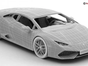 lamborghini huracan lp6104 3D Model