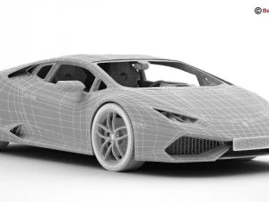 lamborghini huracan lp6104 3D Model