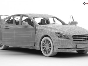 hyundai genesis 2015 3Dモデル