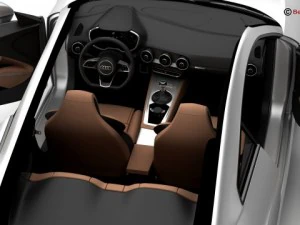 audi tt coupe 2015 3D Model