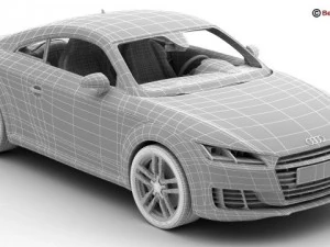 audi tt coupe 2015 3D Model