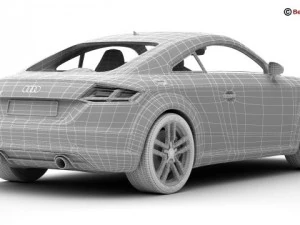 audi tt coupe 2015 3D Model
