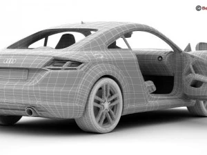 audi tt coupe 2015 3D Model