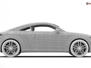 audi tt coupe 2015 3D Model