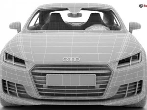 audi tt coupe 2015 3D Model