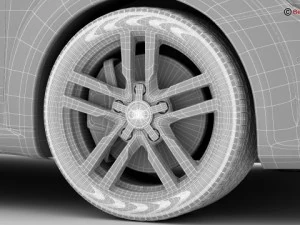 audi tt coupe 2015 3D Model