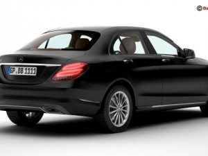mercedes c class 2015 2 versions 3Dモデル