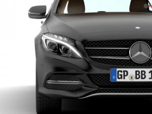 mercedes c class 2015 2 versions 3D Model