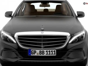 mercedes c class 2015 2 versions 3D Model