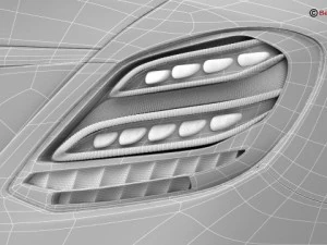 mercedes c class 2015 2 versions 3D Model