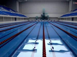 swim stadium 3D Model