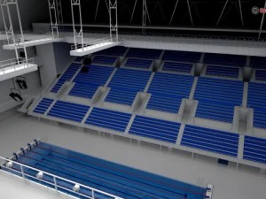 swim stadium 3D Model