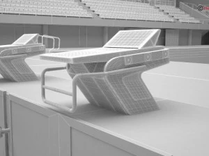 swim stadium 3D Model