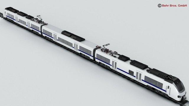 generic commuter train 3D Model .c4d .max .obj .3ds .fbx .stl .blend 