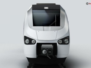 generic commuter train 3D Model
