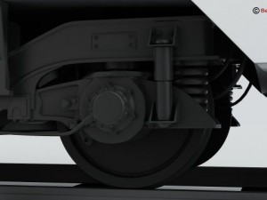 generic commuter train 3D Model