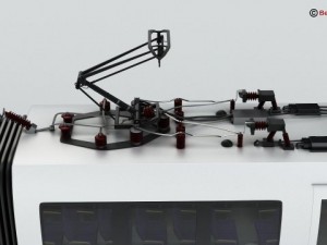 generic commuter train 3D Model