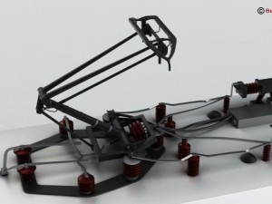 generic commuter train 3D Model