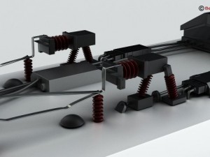 generic commuter train 3D Model