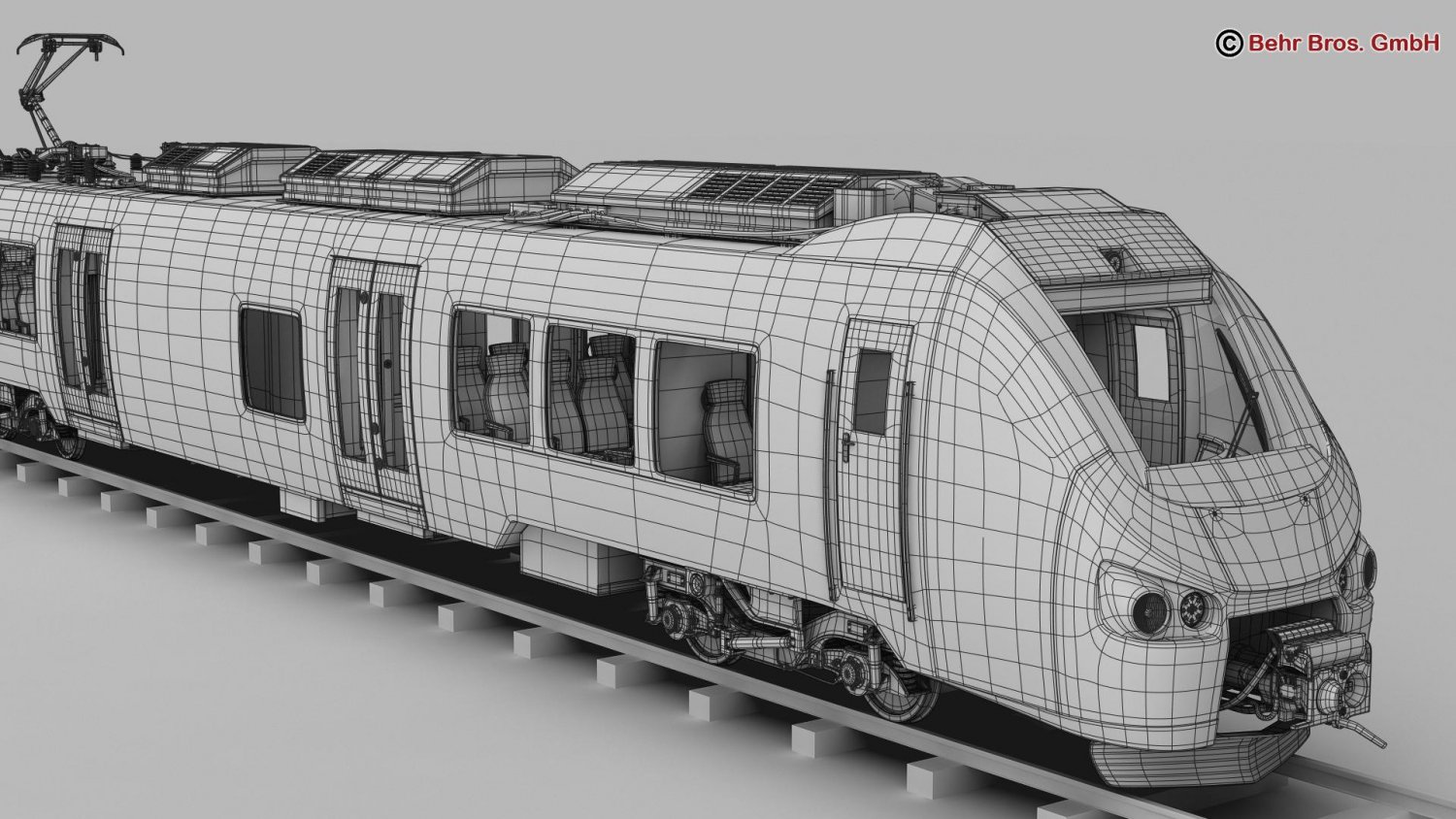3d модель поезда