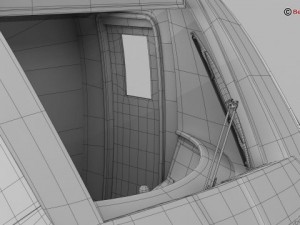 generic commuter train 3D Model