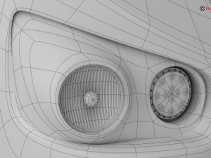 generic commuter train 3D Model