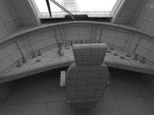 generic commuter train 3D Model