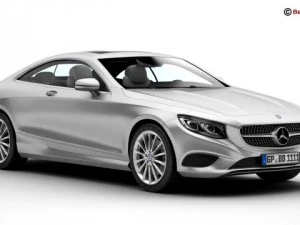mercedes s class coupe 2015 2 headlight versions 3D Model