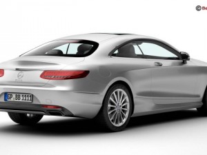 mercedes s class coupe 2015 2 headlight versions 3D Model