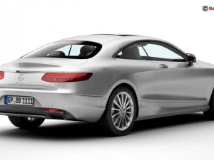 mercedes s class coupe 2015 2 headlight versions 3D Model