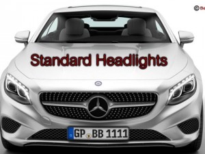 mercedes s class coupe 2015 2 headlight versions 3D Model