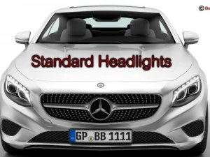 mercedes s class coupe 2015 2 headlight versions 3D Model